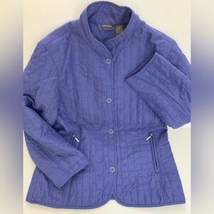 Jane Ashley Purple / Likac Quilted Puffer Jacket